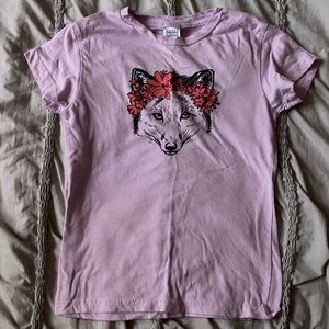 Fox + Flowers = Fashion Graphic Tee
